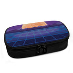 8-Bit Pixel Digital Landscape Print Insulin Cooler Travel Case