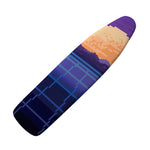 8-Bit Pixel Digital Landscape Print Ironing Board Cover