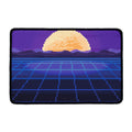 8-Bit Pixel Digital Landscape Print Kitchen Mat