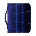 8-Bit Pixel Digital Landscape Print Leather Bible Cover