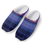 8-Bit Pixel Digital Landscape Print Mesh Casual Shoes