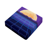 8-Bit Pixel Digital Landscape Print Outdoor Seat Cushion Cover