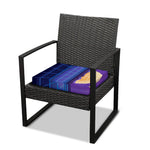 8-Bit Pixel Digital Landscape Print Outdoor Seat Cushion Cover