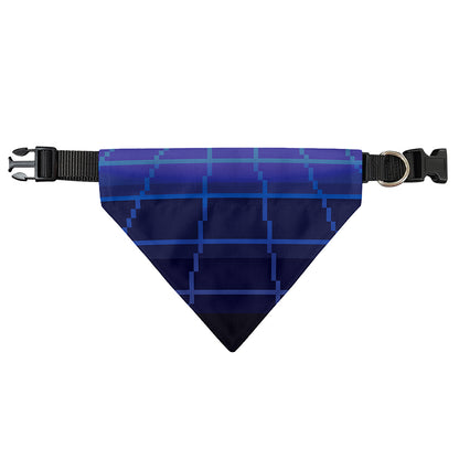 8-Bit Pixel Digital Landscape Print Over The Collar Dog Bandana