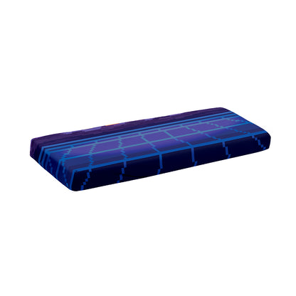 8-Bit Pixel Digital Landscape Print Piano Keyboard Cover