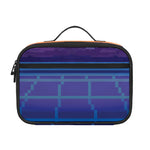 8-Bit Pixel Digital Landscape Print Portable Lunch Bag