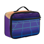 8-Bit Pixel Digital Landscape Print Portable Lunch Bag