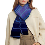 8-Bit Pixel Digital Landscape Print Scarf