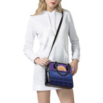 8-Bit Pixel Digital Landscape Print Shoulder Handbag