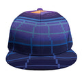 8-Bit Pixel Digital Landscape Print Snapback Cap