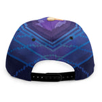 8-Bit Pixel Digital Landscape Print Snapback Cap