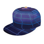 8-Bit Pixel Digital Landscape Print Snapback Cap