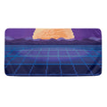 8-Bit Pixel Digital Landscape Print Towel