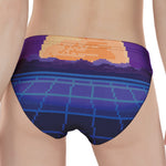 8-Bit Pixel Digital Landscape Print Women's Panties