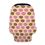 8-Bit Pixel Donut Print Baby Seat Cover