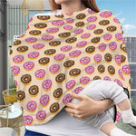 8-Bit Pixel Donut Print Baby Seat Cover
