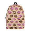8-Bit Pixel Donut Print School Backpack