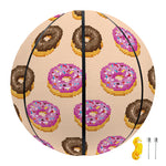 8-Bit Pixel Donut Print Basketball
