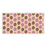 8-Bit Pixel Donut Print Beach Towel