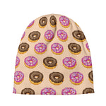 8-Bit Pixel Donut Print Beanie