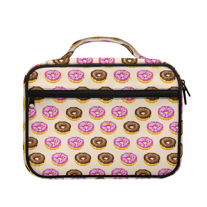 8-Bit Pixel Donut Print Briefcase Bible Bag