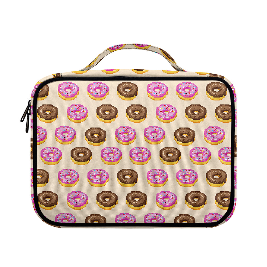8-Bit Pixel Donut Print Briefcase Bible Bag