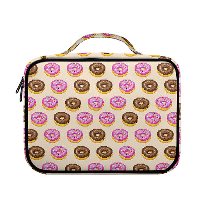 8-Bit Pixel Donut Print Briefcase Bible Bag