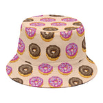 8-Bit Pixel Donut Print Bucket Hat