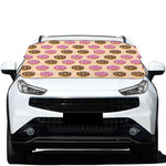8-Bit Pixel Donut Print Car Windshield Snow Cover
