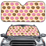 8-Bit Pixel Donut Print Car Windshield Sun Shade