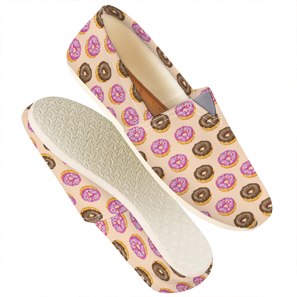 8-Bit Pixel Donut Print Casual Shoes