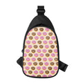 8-Bit Pixel Donut Print Sling Bag