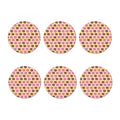 8-Bit Pixel Donut Print Coaster Set