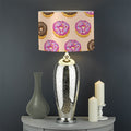 8-Bit Pixel Donut Print Drum Lamp Shade