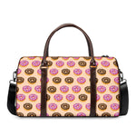 8-Bit Pixel Donut Print Duffle Bag