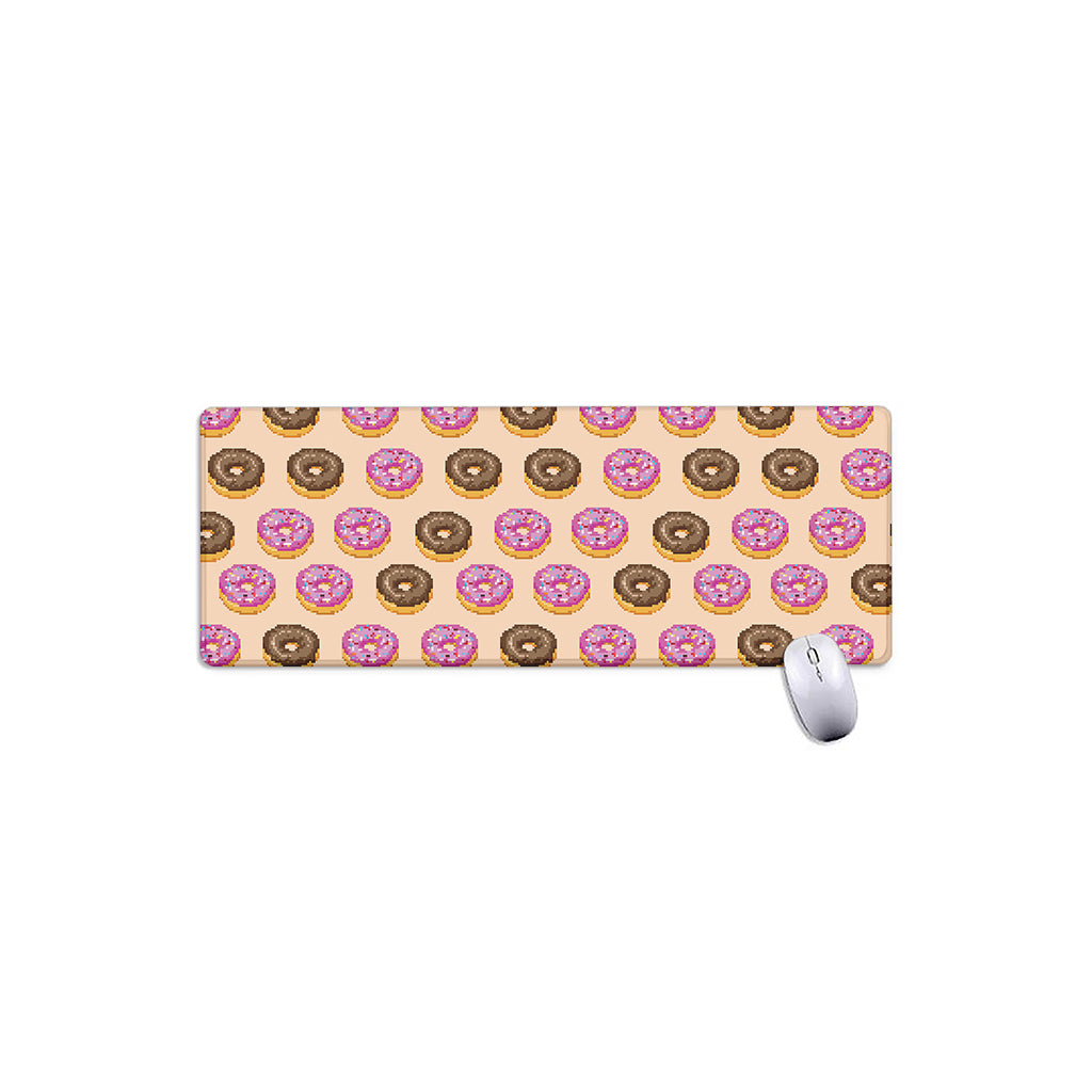 8-Bit Pixel Donut Print Extended Mouse Pad