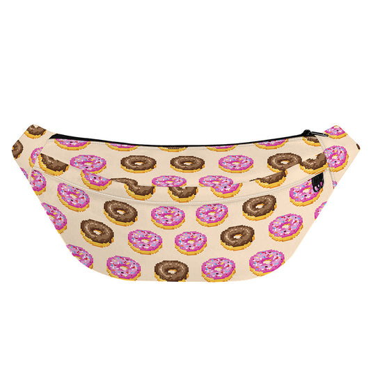 8-Bit Pixel Donut Print Fanny Pack