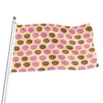 8-Bit Pixel Donut Print Flag