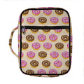 8-Bit Pixel Donut Print Front Pocket Bible Bag