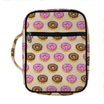 8-Bit Pixel Donut Print Front Pocket Bible Bag
