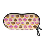 8-Bit Pixel Donut Print Glasses Case