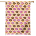 8-Bit Pixel Donut Print House Flag