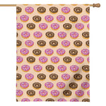 8-Bit Pixel Donut Print House Flag