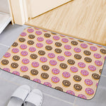 8-Bit Pixel Donut Print Indoor Door Mat