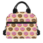 8-Bit Pixel Donut Print Insulated Lunch Bag