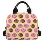 8-Bit Pixel Donut Print Insulated Lunch Bag