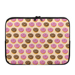 8-Bit Pixel Donut Print Laptop Sleeve