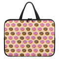 8-Bit Pixel Donut Print Laptop Sleeve With Handle