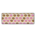 8-Bit Pixel Donut Print Long Kitchen Mat