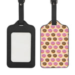 8-Bit Pixel Donut Print Luggage Tag